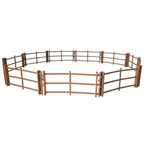 Vintage Playmobil Western Ranch Corral Brown Fencing Lot of 11 Panels Farm 7182